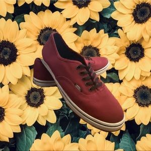 Authentic Classic Burgundy Vans